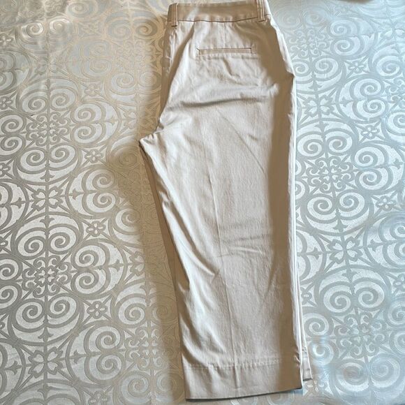 Jones New York Signature stretch fly front crop capri pants w pockets 14 Petite - Picture 4 of 9